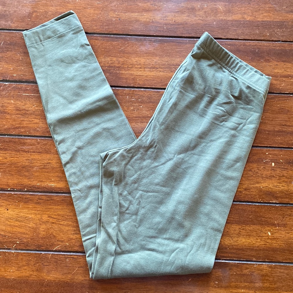 Olive Green Old Navy Leggings (Size: S)